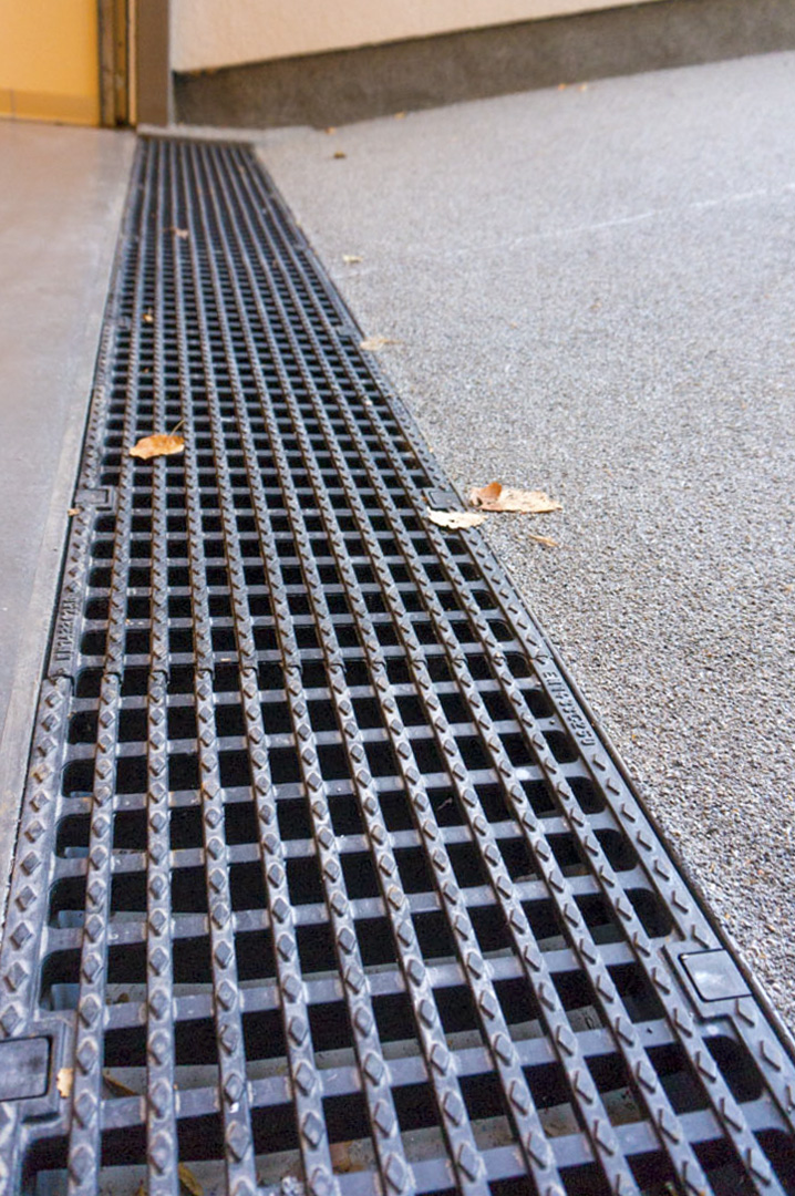 drainage channels car parks