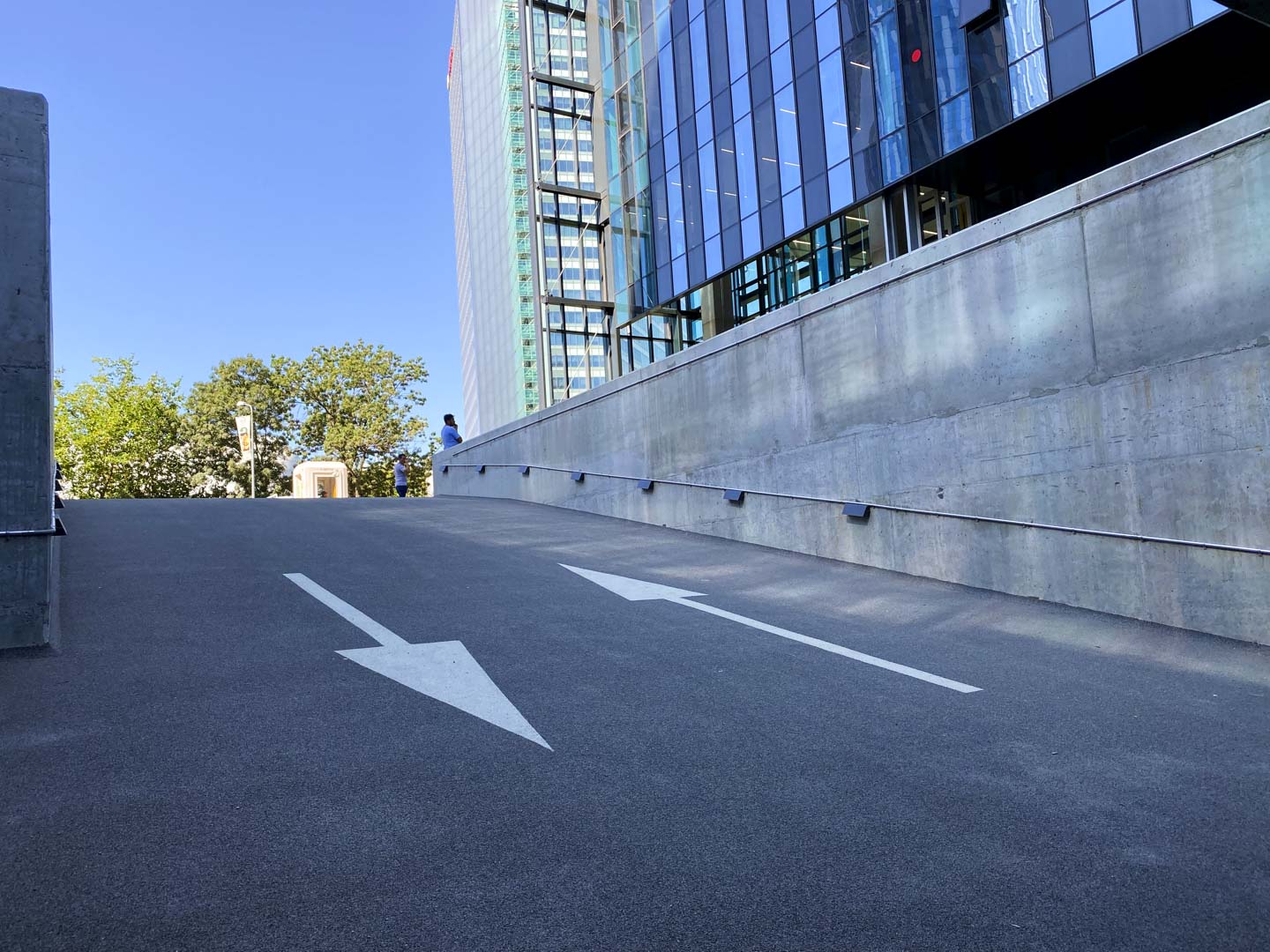 multistorey car park ramp